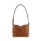 Premium Leather Interlace Shoulder Bag - Modern Luxury Handbag - Julie bags