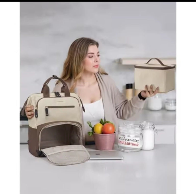 backpack travel lunch laptop Women's 15.6" Laptop & Lunch Backpack – Work & Travel – Julie bags
