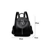 Elegance in Motion: Genuine Leather Women's Backpack - Julie bags