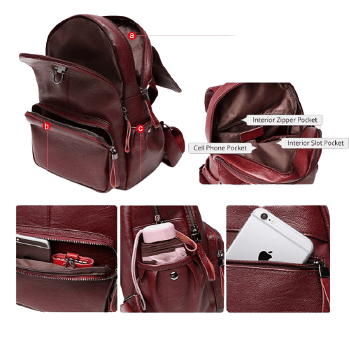 Brunela Leather backpacks freeshipping - Julie bags