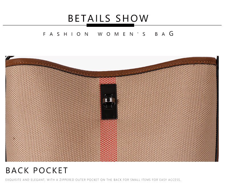 Plaid Canvas Luxury Women's Bucket – Timeless Elegance - Julie bags