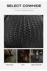 Knitted Series: Versatile Genuine leather Shoulder Bag - Julie bags