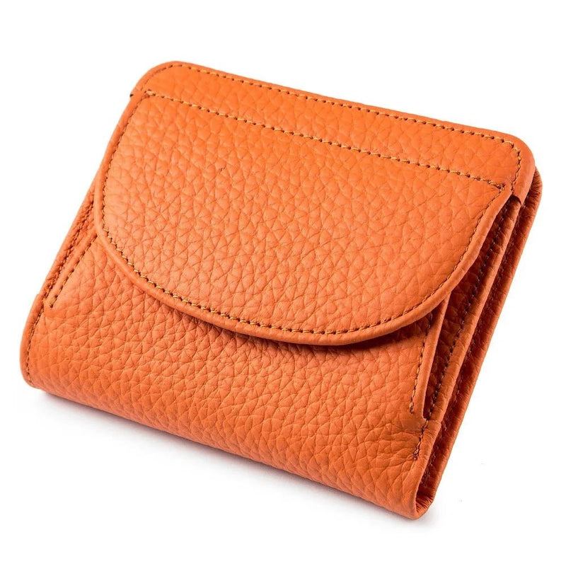 Designer Leather Clutch: Compact Elegance - Julie bags