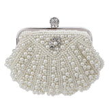 Pearl diamonds clutch bag - Julie bags