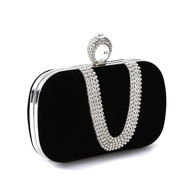 Velvet Diamond Dream Clutch - Julie bags #- 0