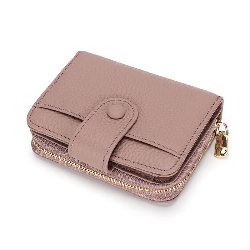 Chic Zipper Coin : Genuine Leather Wallet - Julie bags