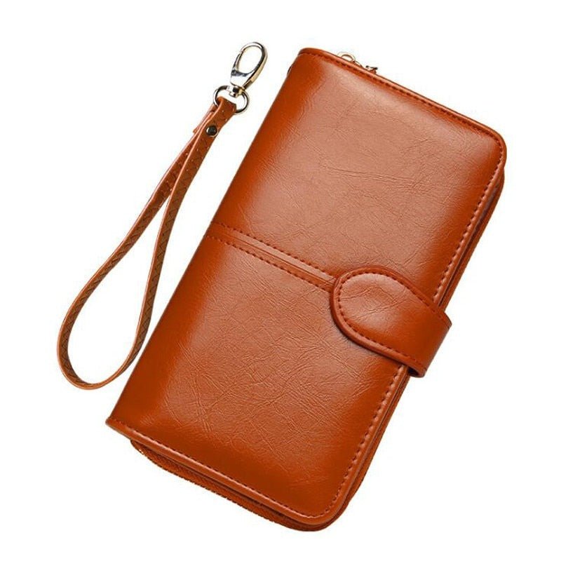 Women Leather Clutch Wallet - Julie bags