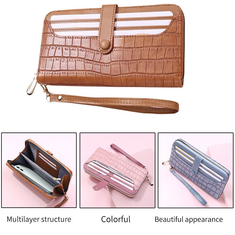 Fashionably Chic: Women's PU Leather Wallet - Julie bags