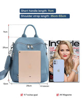 Leather School & Travel Backpack: High Quality - Julie bags