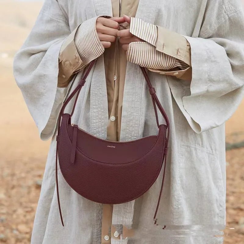 Embrace Elegance: The Luna Leather Hobo Handbag - Julie bags