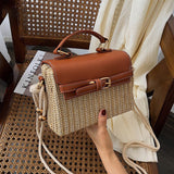 Chic and Timeless: Vintage Straw Beach Bags for Women - Julie bags