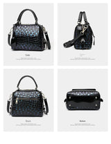 Timeless Sophistication: Genuine Leather Women's Square Crossbody Messenger Bag - Julie bags