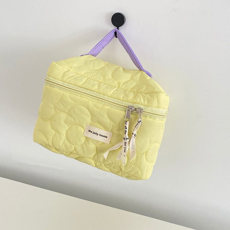 Cute Fluffy Marshmallow Cosmetic Bag
