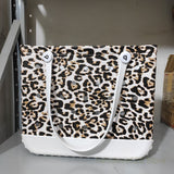 Stylish and Spacious: Large Leopard Beach Bag - Julie bags