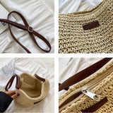 Summer Breeze Collection: Stylish Straw Crossbody Bags for Women's - Julie bags