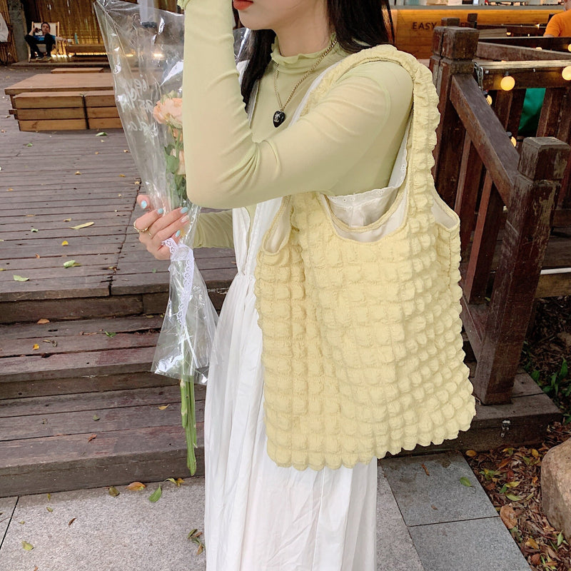 Women Cloud Bubbles Shoulder Bag