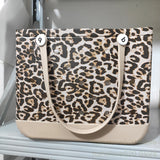 Stylish and Spacious: Large Leopard Beach Bag - Julie bags