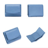 Genuine Leather RFID Mini Wallet: Stylish, Compact, and Functional - Julie bags