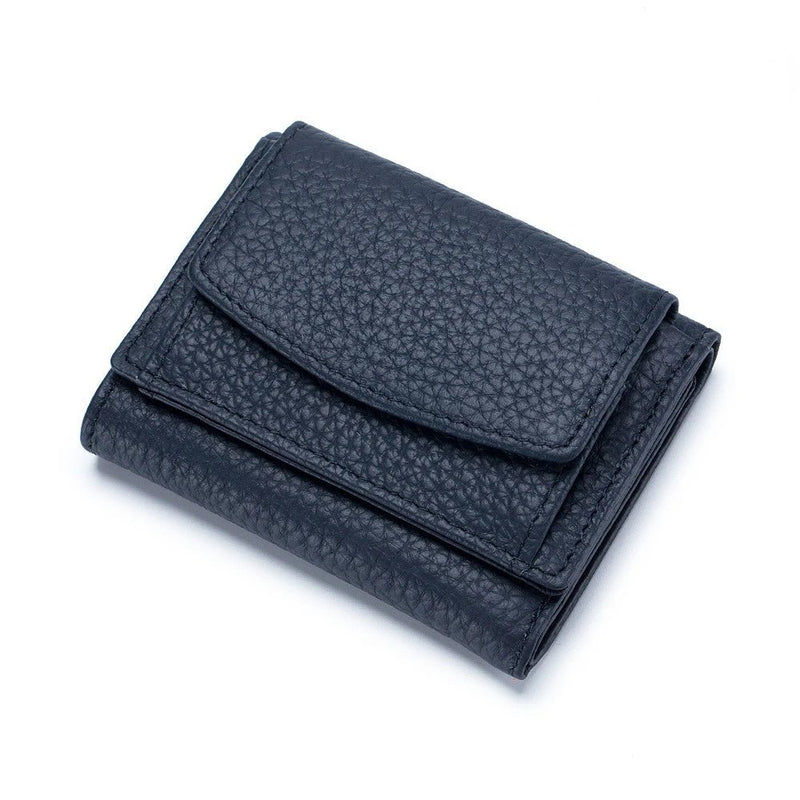 Genuine Leather RFID Mini Wallet: Stylish, Compact, and Functional - Julie bags