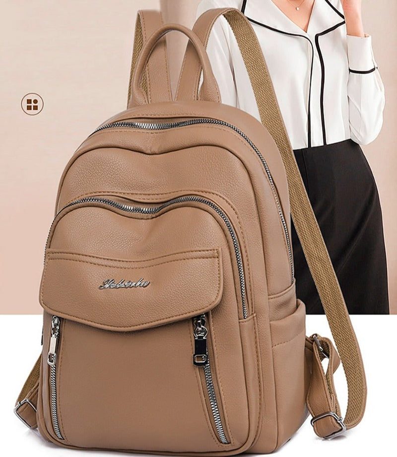 Enhance your day's experience with this Leather Backpack - Julie bags