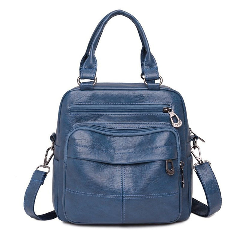 casual purse fashion school leather backpack Durable Leather Women's Backpack for Everyday Use – Julie bags