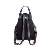 Vintage Chic: Genuine Leather Women's Backpack - Julie bags