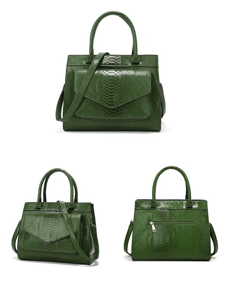 Elegant leather handbag