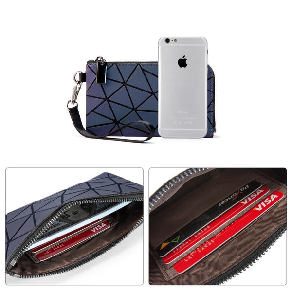 wallet geometric &luminous color freeshipping - Julie bags