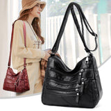 Leather Shoulder Bags Multi-Layer freeshipping - Julie bags