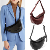 Half Moon Leather Chest Bag freeshipping - Julie bags