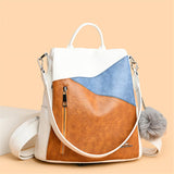 Women Backpack leather Anti Theft