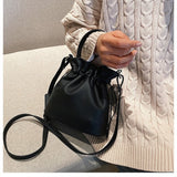 Trendy Mini Drawstring Bucket Bag