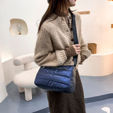 Padded Plaid Crossbody Bag