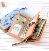 Hollow Out Leaf Wallet