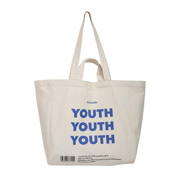 YOUTH Letters Print Shoulder Bag - Julie bags