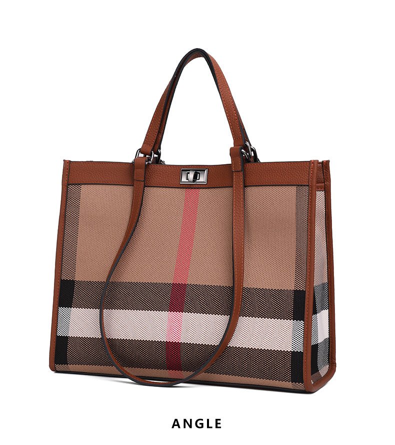 Designer Leather Tote: Trendy & Spacious Women's Shoulder Bag - Julie bags